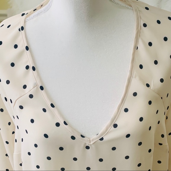 torrid Tops - 3/$18.   Torrid Blouse.  EUC. Polka Dot